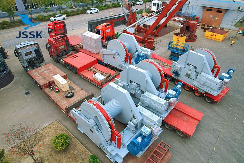 100噸電動(dòng)變頻移船定位絞車(chē)